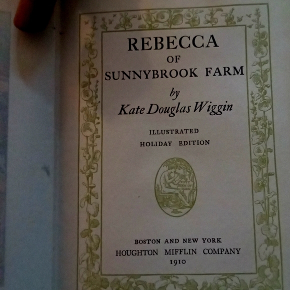 REBECCA OF SUNNYBROOK FARM,BY KATE DOUGLAS WIGGINS - Picture 9 of 10